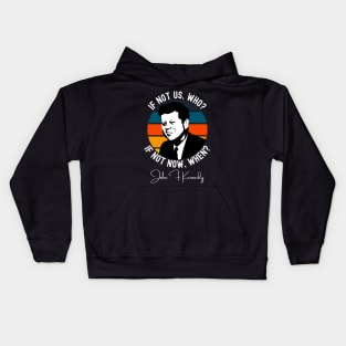 John F Kennedy JFK Quote  Inauguration 2021 Gift Kids Hoodie